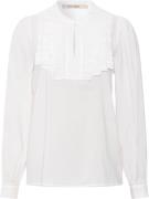 Rue de Femme ¤ Smilla Blouse RdF ¤ Kvinde Offwhite Langærmede Bluser S...