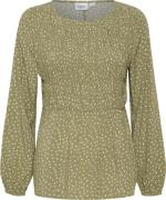 Saint Tropez Gislasz LS Blouse Kvinde Drea Loden Frost Dot Langærmede ...