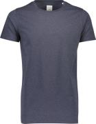 Lindbergh Rundhalset Stretchy Tshirt Mand Blå Kortærmede T-shirts Str ...