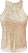 OW Collection Jinx Embellished Tank Top Kvinde Tan Toppe Str L - hos M...