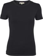 esmé studios Espenelope Slim Fit Tshirt Kvinde Black Kortærmede T-shir...