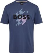 BOSS Cthompson 06 Mand Navy Kortærmede T-shirts Str L - hos Magasin