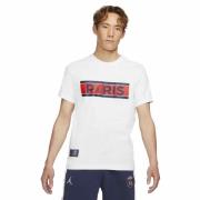 Nike Paris Saintgermain T-shirt Mand White Kortærmede T-shirts Str XL ...