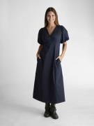 Neo Noir Illana Poplin Dress Kvinde Navy Midi Kjoler Str 40 - hos Maga...