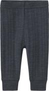 Name It Nbmwang Wool Needle Longjohn Solid Str 74 - Ombre Blue Legging...