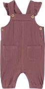 Lil' Atelier Nbfobina Loose Overall LIL Str 68 - Rose Brown Bukser hos...