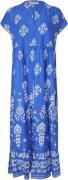 Lollys Laundry Mackayll Maxi Dress SS Kvinde Blue Maxi Kjoler Str XXL ...