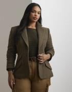 Lauren Ralph Lauren Y/D Wool Herringbnjacket Kvinde Olive Multi Blazer...