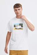 !Solid Sdishir Mand Off White Kortærmede T-shirts Str L - hos Magasin