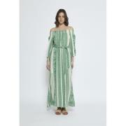 Minus Msmerilla Maxi Dress Kvinde Palm Green Maxi Kjoler Str 40 - hos ...