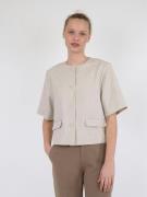 Neo Noir Rory Blazer Top Kvinde Sand Melange Blazere Str 40 - hos Maga...