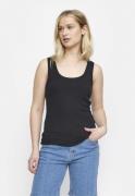 Soft Rebels Srfenja Tank Top Kvinde Black Tanktoppe Str M - hos Magasi...