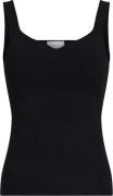 Neo Noir Hanora Knit Top Kvinde Black Tanktoppe Str 40 - hos Magasin