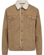 Levi's Type 3 Sherpa Trucker Washed C Mand Hvid Overgangsjakker Str L ...