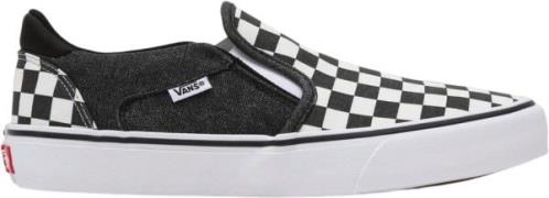 Vans Asher Deluxe Sneakers Mand Sort Sneakers Str 44.5 - Læder hos Mag...