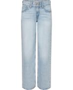 Levi's Superlow Loose Abraided ART Kvinde Light Indigo - Flat Finish S...