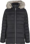 Tommy Hilfiger Tyra Down Jacket With FUR Kvinde Bds Dunjakker Str L - ...