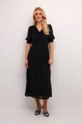 Kaffe Kavita Dress Kvinde Black Deep Maxi Kjoler Str 40 - hos Magasin