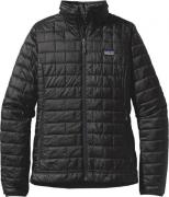 Patagonia PAT W Nano Puff Jk Black Kvinde Sort Dunjakker Str L - hos M...