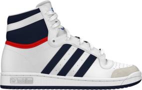 adidas TOP TEN HI C Ftwwht/dkblue/powred Sneakers Str 30 - Læder hos M...