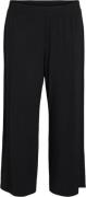 Evoked Vila Viway HW Elastic Regular Pants/cur Kvinde Black Bukser Med...