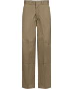 Dickies Double Knee Work Pant Khaki Kvinde Khaki Bukser Med Lige Ben S...