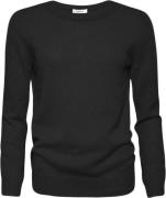 SPARKZ Copenhagen Pure Cashmere Oneck Pullover Kvinde Black Sweaters S...