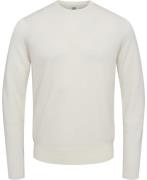 Magasin Mads 2 100% Cashmere Mand Off White Sweaters Str M Cashmere