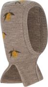 Konges Sløjd Belou Lemon Knit Balaclava 12-18M - Elefanthuer Uld hos M...