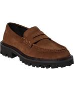 BOSS Julyo_Loaf_sd Mand Open Brown Loafers Str 40 - hos Magasin