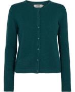 Magasin Mabel 3 100% Cashmere Kvinde Moss Green Cardigans Str L Cashme...