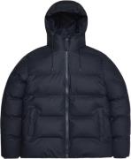 Rains Alta Puffer Jacket W3t3 Mand Navy Vinterjakker Str L - hos Magas...