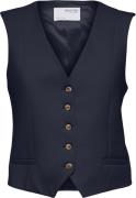 Selected Femme Slfrita Vest EX Dark SAP MEL Kvinde Dark Sapphire/melan...