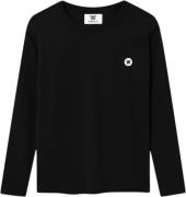 Wood Wood Mel Longsleeve Gots Mand Black Langærmede T-shirts Str L - h...