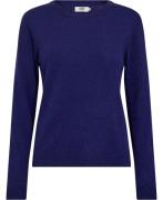 Magasin Myrna 1 RWS Strik Lambswool Kvinde Fantasy Blue Sweaters Str L...