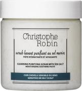 CHRISTOPHE ROBIN Cleansing Purifying Scrub Sea Salt 250 ml - Hårkur ho...