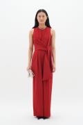 InWear Yasminaiw Jumpsuit Kvinde True Red Buksedragter Str 42 - hos Ma...