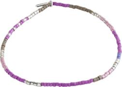 Pilgrim Alison Bracelet Purple, Silverplated one size - Perlearmbånd h...