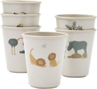 Liewood Lana Cup 6pack All Together / Sand ONE SIZE - Kopper hos Magas...