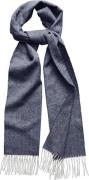 ETON Blue Herringbone Wool Scarf One Size - Halstørklæder hos Magasin