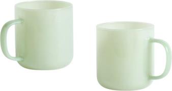 Hay Borosilicate Mugset of 2-jade Ligh Jade Light Green - Kopper Med H...