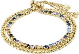 Pilgrim Reign Bracelet, 2in-1 set, Gold-plated one size - Kædearmbånd ...