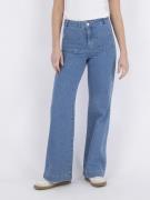 Neo Noir Fabiana D Pants Kvinde Light Blue Flared Jeans Str 40 - Denim...