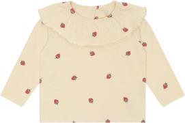 The New Tnslarawila L_S Tee Str 80 cm - Angora Strawberry Bluser Bomul...