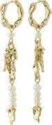 Pilgrim Niya Recycled Freshwater Pearl Earrings Goldplated one size - ...