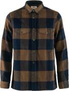 Fjällräven Canada Shirt M Mand Chestnut-dark Navy Overshirts Str S - h...