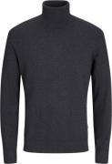 JJ-REBEL Jrebcallum Knit Roll Neck Mand Dark Grey Melange/cyclo 102 Tu...