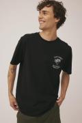 Magasin Palm Tee Mand Black Kortærmede Tshirts Str L Bomuld