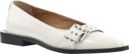 Bianco Biavictoria Buckle Ballet Flat Nappalak Kvinde Off White Nappal...