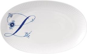 Royal Copenhagen Alfabet Asiet, L, 23,5 cm Hvid Str 23,5 cm - Serverin...